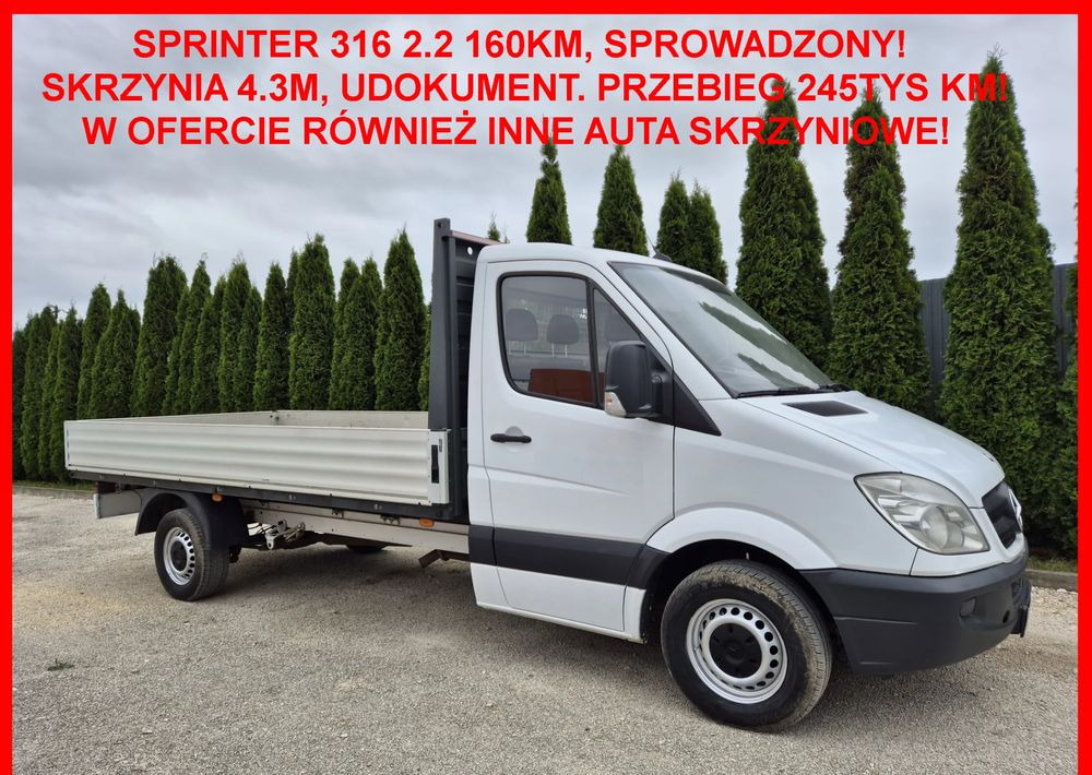 Mercedes-Benz 316CDI 2.2 160KM - Bestelwagen met open laadbak: afbeelding 1 Mercedes-Benz 316CDI 2.2 160KM - Bestelwagen met open laadbak: afbeelding 1