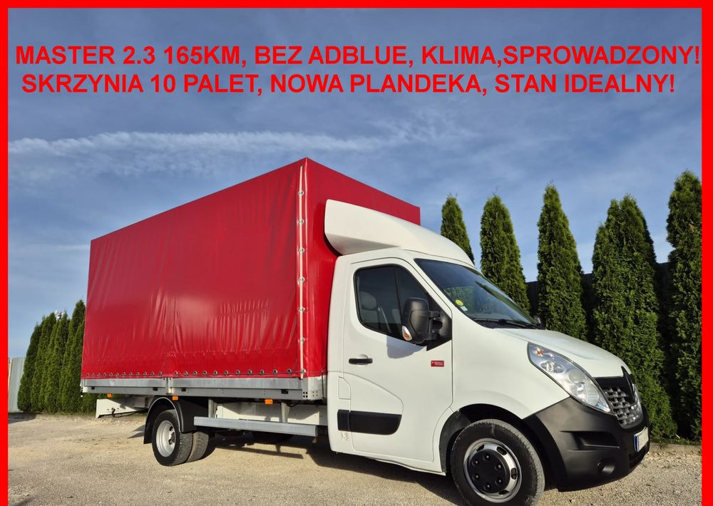 Renault Master 2.3 165KM Bez Adblue Skrzyniowy - Huifzeil bedrijfswagen: afbeelding 1 Renault Master 2.3 165KM Bez Adblue Skrzyniowy - Huifzeil bedrijfswagen: afbeelding 1