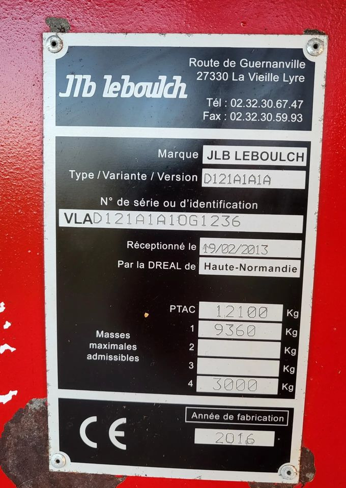 Leboulch HVS 51S12 - Mestverspreider: afbeelding 5 Leboulch HVS 51S12 - Mestverspreider: afbeelding 5