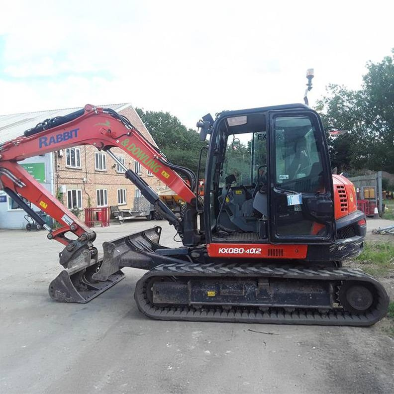 Kubota KX080-4a2 - Minigraafmachine: afbeelding 1 Kubota KX080-4a2 - Minigraafmachine: afbeelding 1