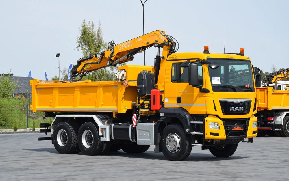 MAN TGS 26.400 / 6x4 / EURO 6 / UDT / HDS FASSI 165 / WYSUW x3 / ROTATOR / CHWYTAK / STEROWANIE RADIOWE / WZMOCNIONA RAMA / WYWROTKA / HYDROBURTA / AUTOMAT / 2017 / NOWE OPONY - 100% / NISKI PRZEBIEG - Kipper vrachtwagen: afbeelding 3 MAN TGS 26.400 / 6x4 / EURO 6 / UDT / HDS FASSI 165 / WYSUW x3 / ROTATOR / CHWYTAK / STEROWANIE RADIOWE / WZMOCNIONA RAMA / WYWROTKA / HYDROBURTA / AUTOMAT / 2017 / NOWE OPONY - 100% / NISKI PRZEBIEG - Kipper vrachtwagen: afbeelding 3