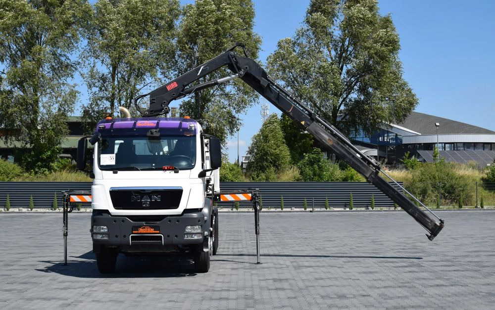 MAN TGS 33.360 / 6x4 / HDS HIAB 122 E-2 HIDUO / STEROWANIE RADIOWE / WYWROTKA / HYDROBURTA / AUTOMAT / KLIMA / TEMPOMAT / KAMERA COFANIA / SPROWADZONY - Kipper vrachtwagen: afbeelding 2 MAN TGS 33.360 / 6x4 / HDS HIAB 122 E-2 HIDUO / STEROWANIE RADIOWE / WYWROTKA / HYDROBURTA / AUTOMAT / KLIMA / TEMPOMAT / KAMERA COFANIA / SPROWADZONY - Kipper vrachtwagen: afbeelding 2
