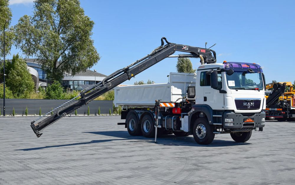 MAN TGS 33.360 / 6x4 / HDS HIAB 122 E-2 HIDUO / STEROWANIE RADIOWE / WYWROTKA / HYDROBURTA / AUTOMAT / KLIMA / TEMPOMAT / KAMERA COFANIA / SPROWADZONY - Kipper vrachtwagen, Kraanwagen: afbeelding 3 MAN TGS 33.360 / 6x4 / HDS HIAB 122 E-2 HIDUO / STEROWANIE RADIOWE / WYWROTKA / HYDROBURTA / AUTOMAT / KLIMA / TEMPOMAT / KAMERA COFANIA / SPROWADZONY - Kipper vrachtwagen, Kraanwagen: afbeelding 3