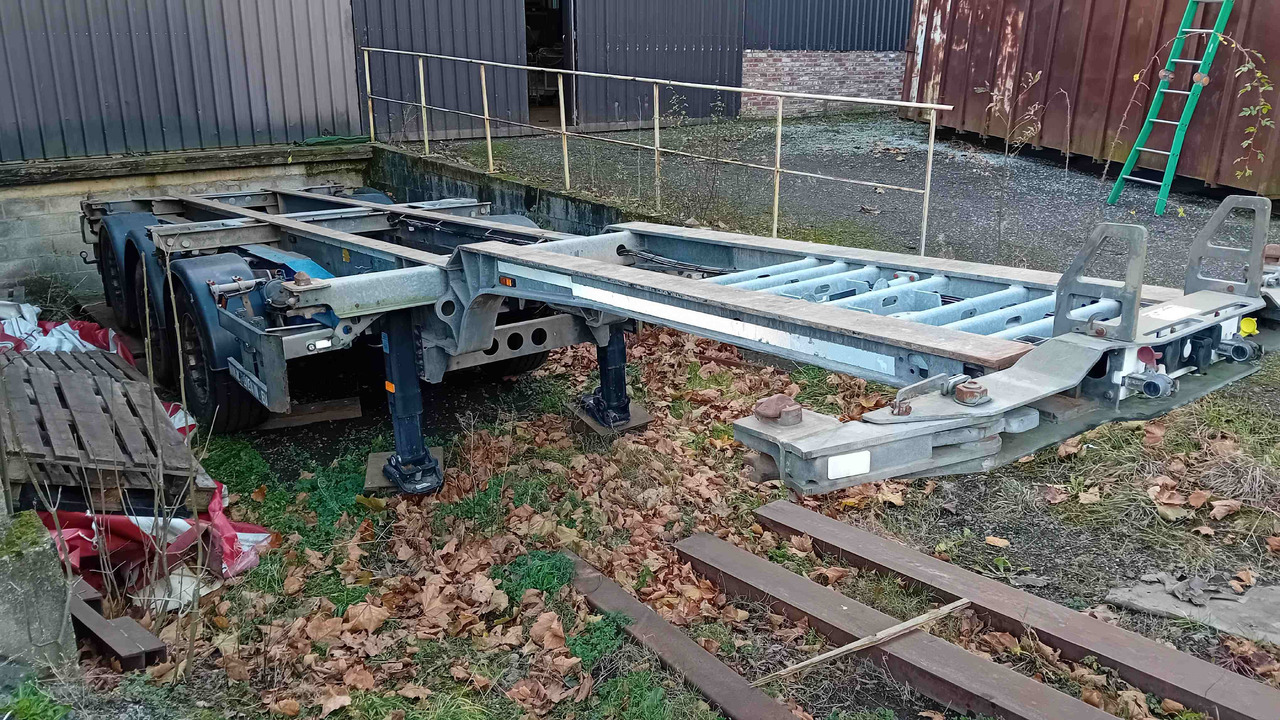 SCHMITZ CARGOBULL châssis porte-conteneur semi-remorque Os - type SGF*3 - adaptable pour conteneur 20' et 40' - Containertransporter/ Wissellaadbak oplegger: afbeelding 1 SCHMITZ CARGOBULL châssis porte-conteneur semi-remorque Os - type SGF*3 - adaptable pour conteneur 20' et 40' - Containertransporter/ Wissellaadbak oplegger: afbeelding 1