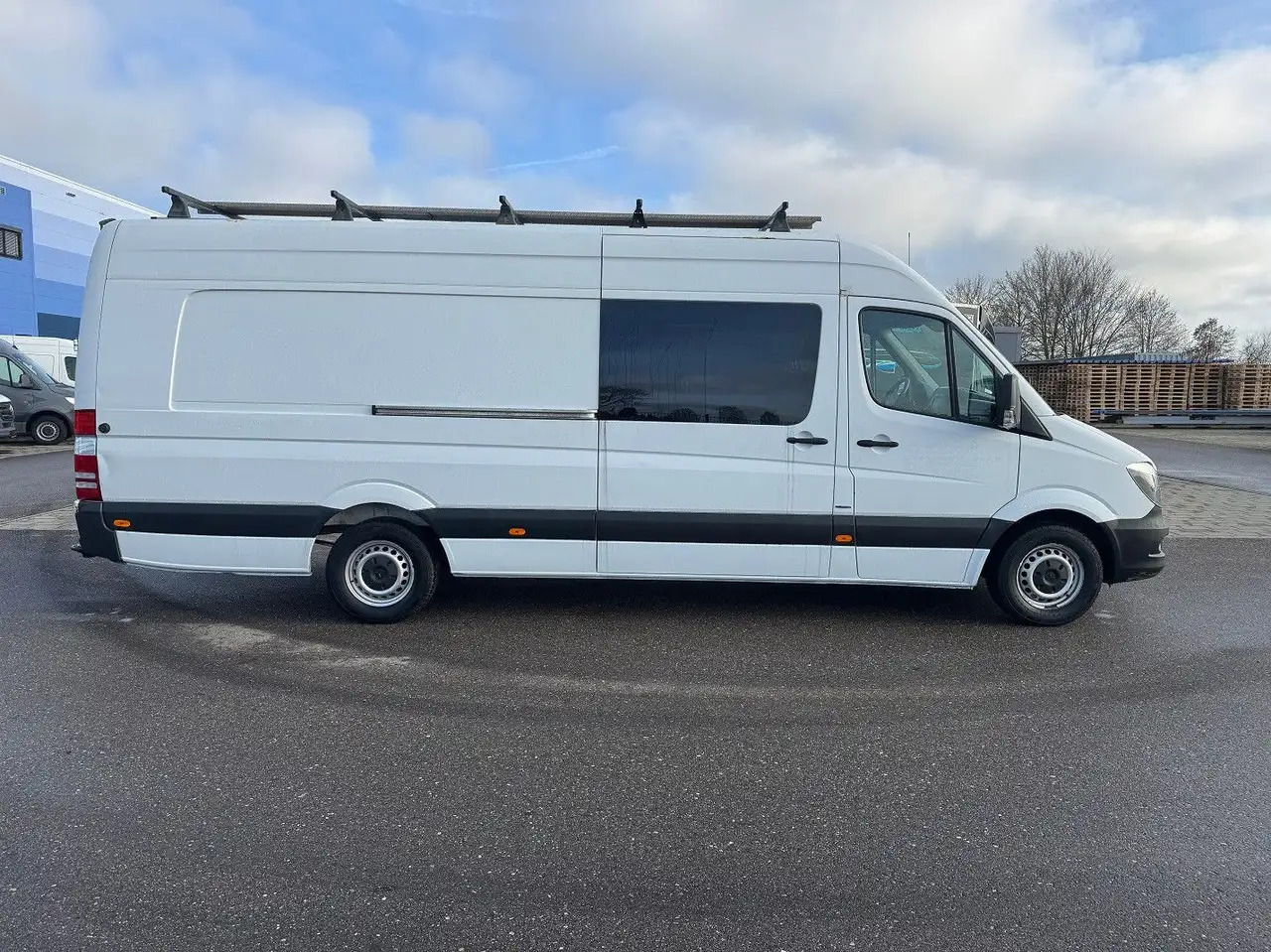 Mercedes-Benz Sprinter 319 CDI Maxi Lang XXL Extralang Mixto - Gesloten bestelwagen, Bestelwagen met dubbele cabine: afbeelding 4 Mercedes-Benz Sprinter 319 CDI Maxi Lang XXL Extralang Mixto - Gesloten bestelwagen, Bestelwagen met dubbele cabine: afbeelding 4