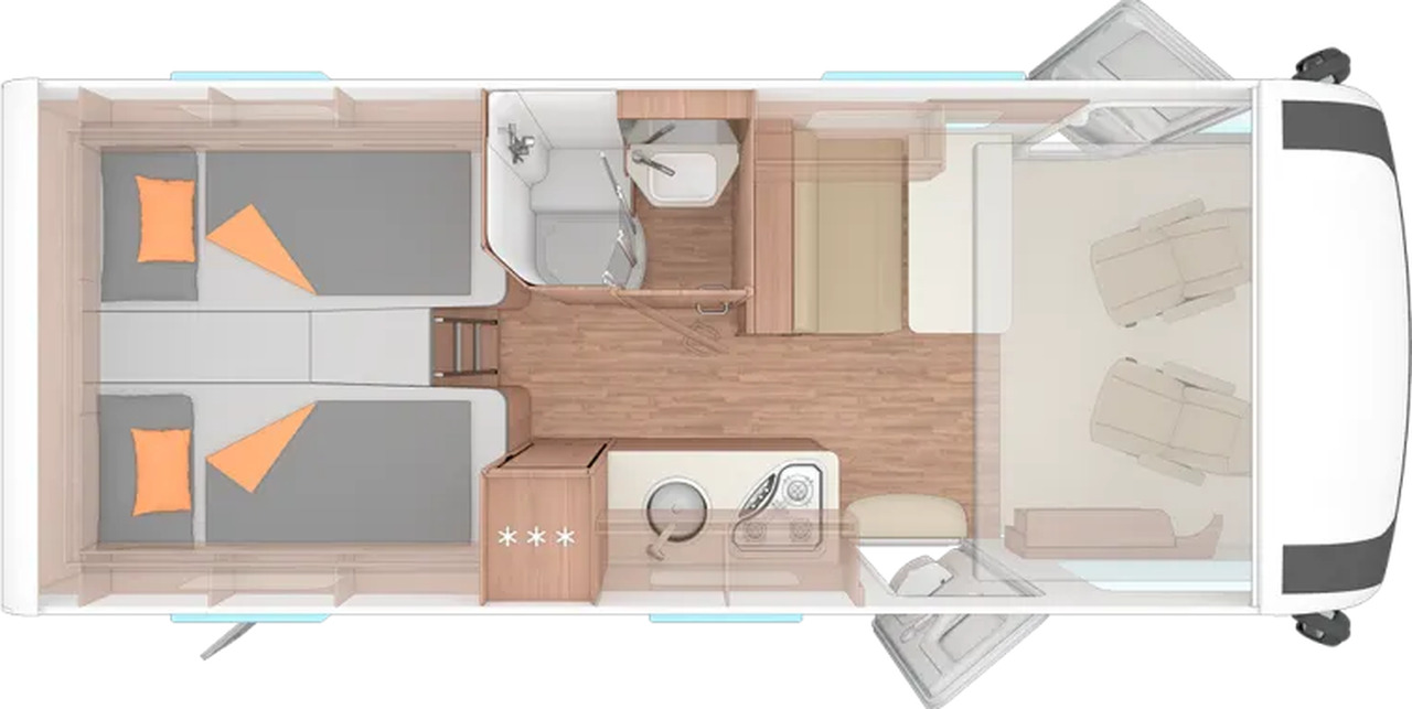 Wohnmobil Weinsberg CaraCore 650 MEG AUGTI Sitze - Integraal camper: afbeelding 2 Wohnmobil Weinsberg CaraCore 650 MEG AUGTI Sitze - Integraal camper: afbeelding 2