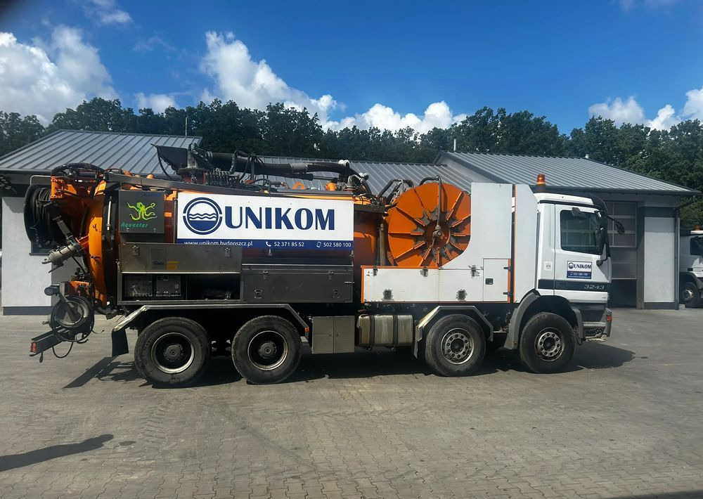 Vacuümwagen Mercedes-Benz ACTROS 3243 KAISER AQUASTER WUKO: afbeelding 6