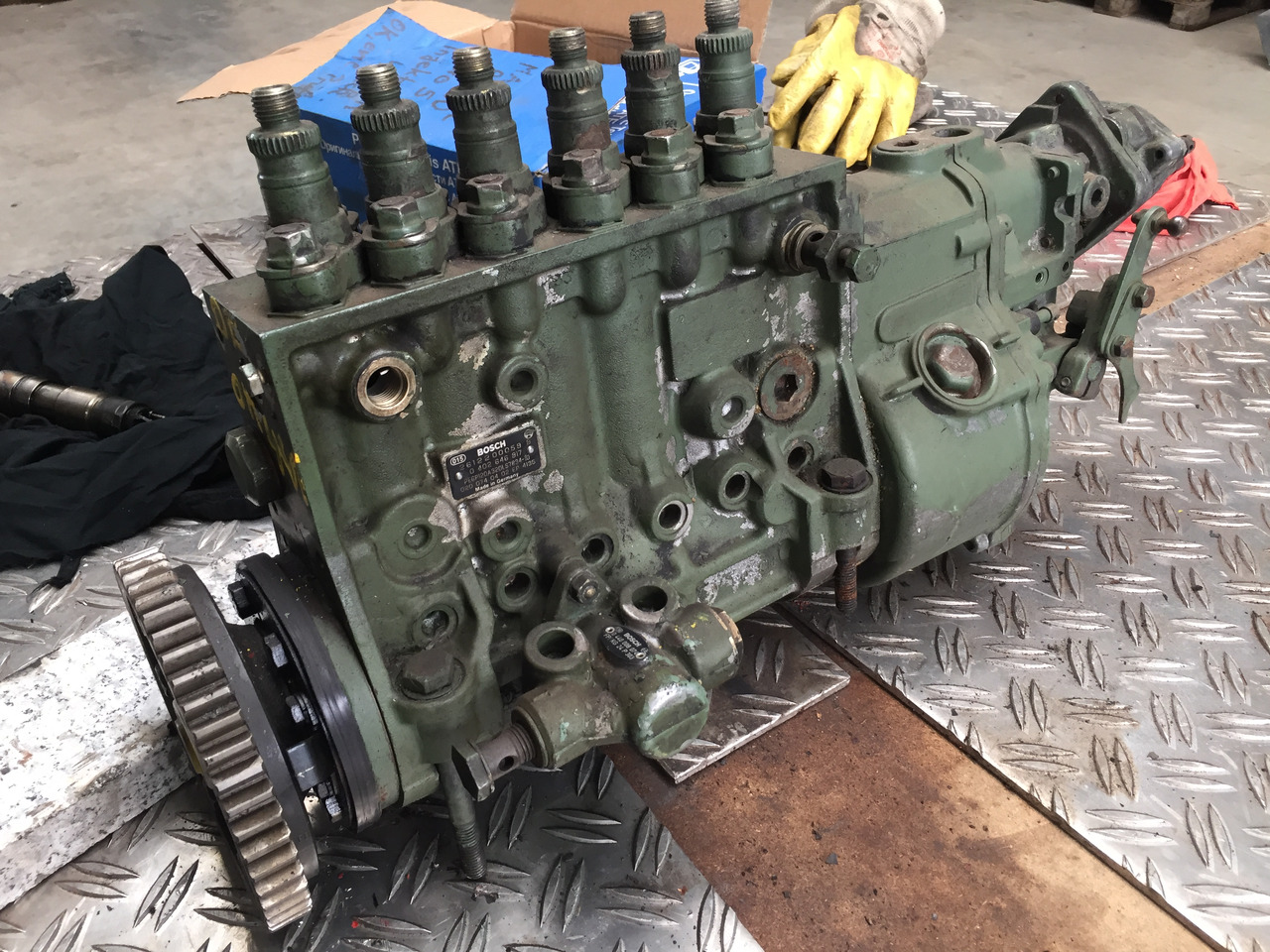 Brandstofpomp voor Vrachtwagen Gebrauchte Einspritzpumpe MB OM 441, Bosch - Nr. : 0402 646 917: afbeelding 7 Brandstofpomp voor Vrachtwagen Gebrauchte Einspritzpumpe MB OM 441, Bosch - Nr. : 0402 646 917: afbeelding 7