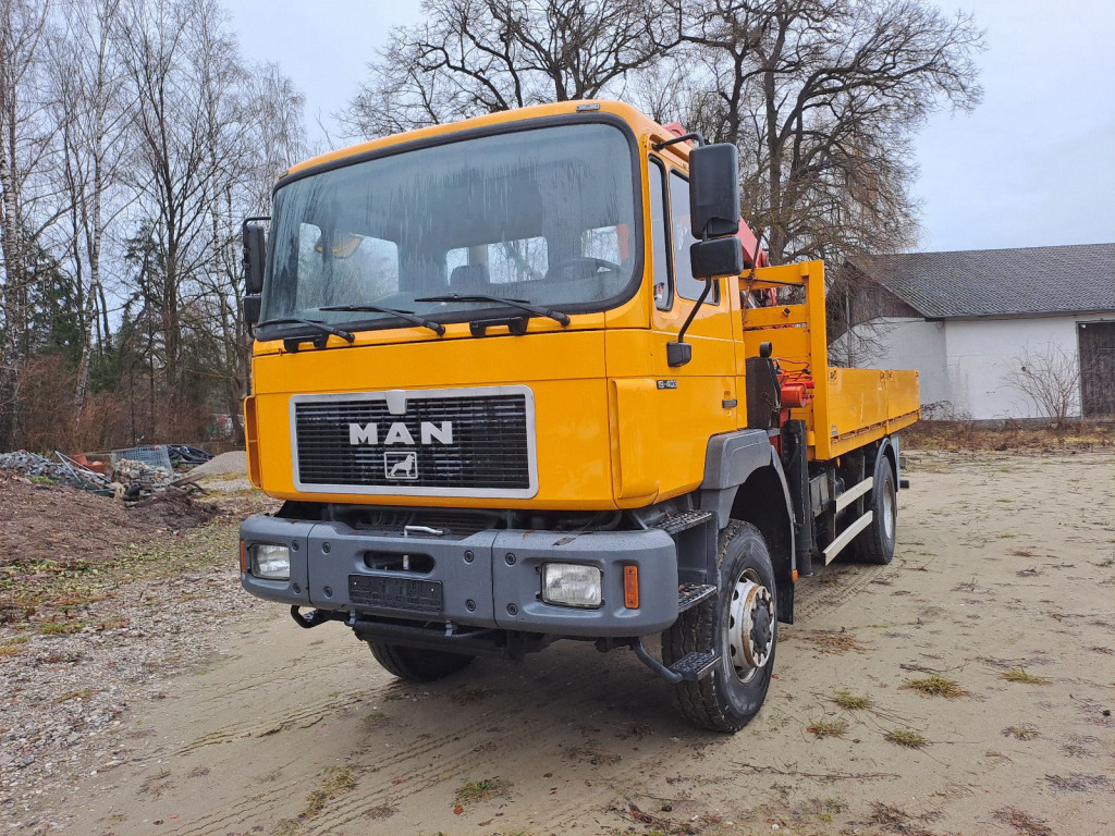 MAN 19.403 Pritsche 4x4 mit Palfingerkran PK 21000 mit Funk - Fernbedienung - Kraanwagen: afbeelding 5 MAN 19.403 Pritsche 4x4 mit Palfingerkran PK 21000 mit Funk - Fernbedienung - Kraanwagen: afbeelding 5