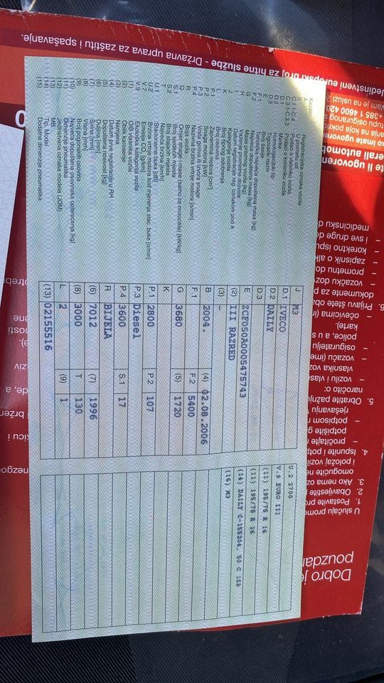 Iveco, 2004 god. - Minibus, Personenvervoer: afbeelding 3 Iveco, 2004 god. - Minibus, Personenvervoer: afbeelding 3