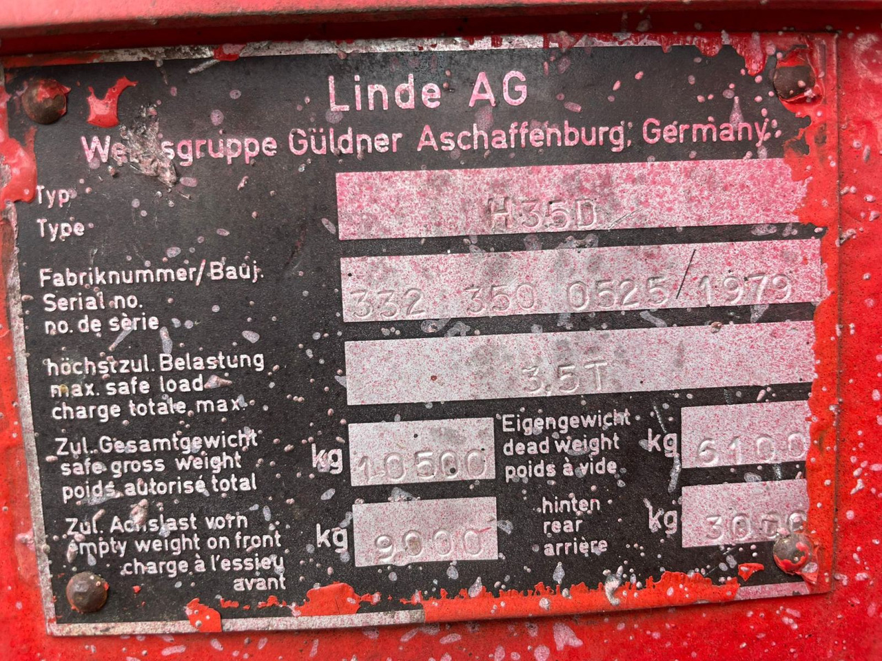 Linde 4 tone - Diesel heftruck: afbeelding 2 Linde 4 tone - Diesel heftruck: afbeelding 2