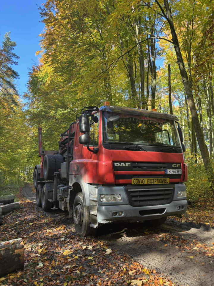 DAF CF510 - Houttransport, Kraanwagen: afbeelding 1 DAF CF510 - Houttransport, Kraanwagen: afbeelding 1