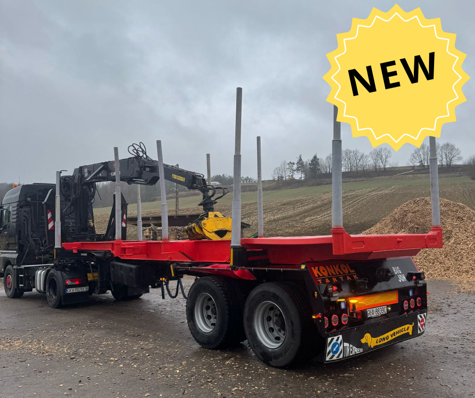 NACZEPA Z DŹWIGIEM DO DREWNA - Houtoplegger: afbeelding 4 NACZEPA Z DŹWIGIEM DO DREWNA - Houtoplegger: afbeelding 4