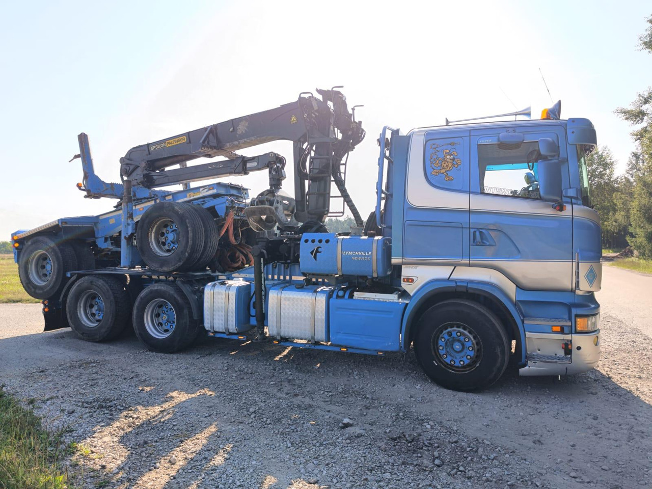 SCANIA R620 V8 - Houttransport, Kraanwagen: afbeelding 5 SCANIA R620 V8 - Houttransport, Kraanwagen: afbeelding 5