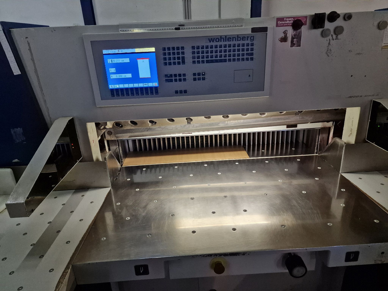 Wohlenberg 115 - Papiersnijmachine: afbeelding 3 Wohlenberg 115 - Papiersnijmachine: afbeelding 3