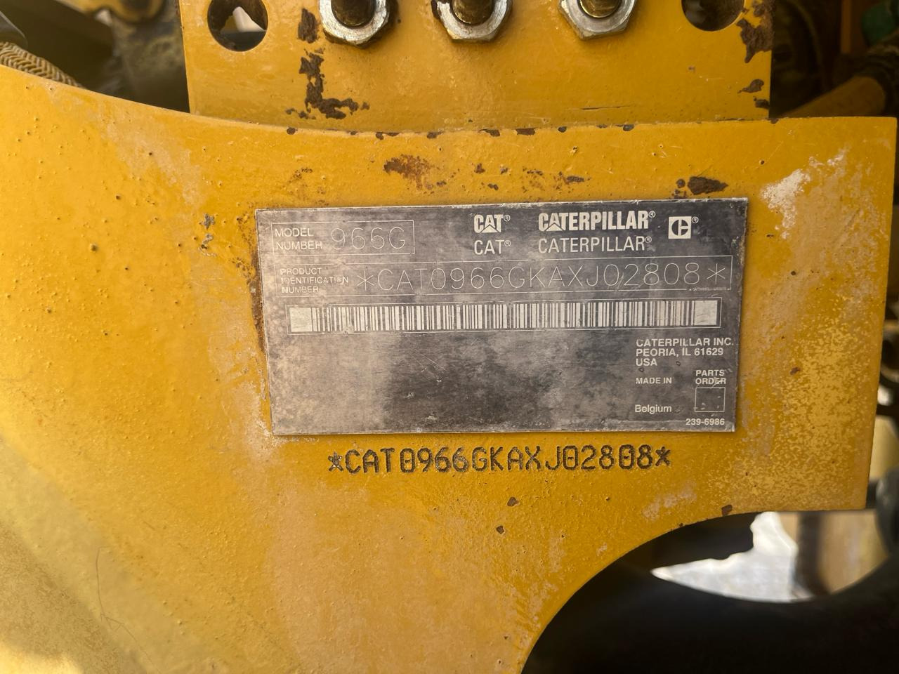CATERPILLAR 966GII - Wiellader: afbeelding 2 CATERPILLAR 966GII - Wiellader: afbeelding 2
