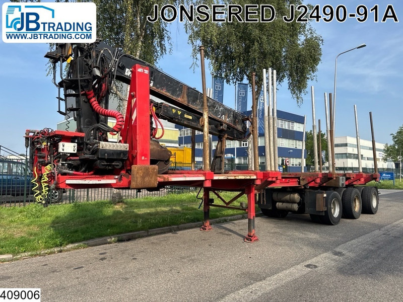 Billaud Chassis Wood transport, Jonsered, Extendable. - Houtoplegger: afbeelding 1 Billaud Chassis Wood transport, Jonsered, Extendable. - Houtoplegger: afbeelding 1