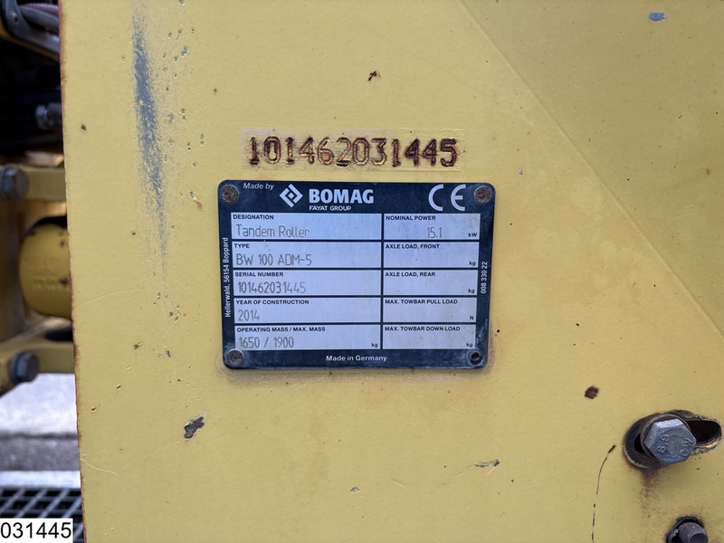Bomag BW 100ADM-5 15,1KW, 1613h - Wals: afbeelding 5 Bomag BW 100ADM-5 15,1KW, 1613h - Wals: afbeelding 5