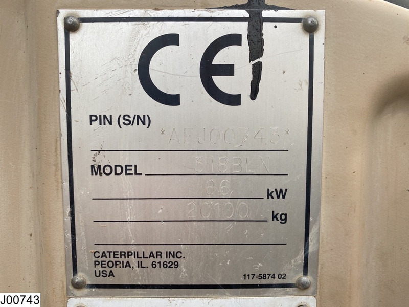 Caterpillar 318 B 86 KW, Crawler Excavator - Rupsgraafmachine: afbeelding 4 Caterpillar 318 B 86 KW, Crawler Excavator - Rupsgraafmachine: afbeelding 4