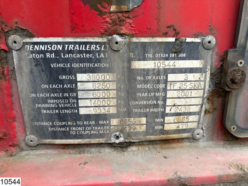Dennison Chassis Twistlocks 20 FT - 30 FT - Containertransporter/ Wissellaadbak oplegger: afbeelding 4 Dennison Chassis Twistlocks 20 FT - 30 FT - Containertransporter/ Wissellaadbak oplegger: afbeelding 4