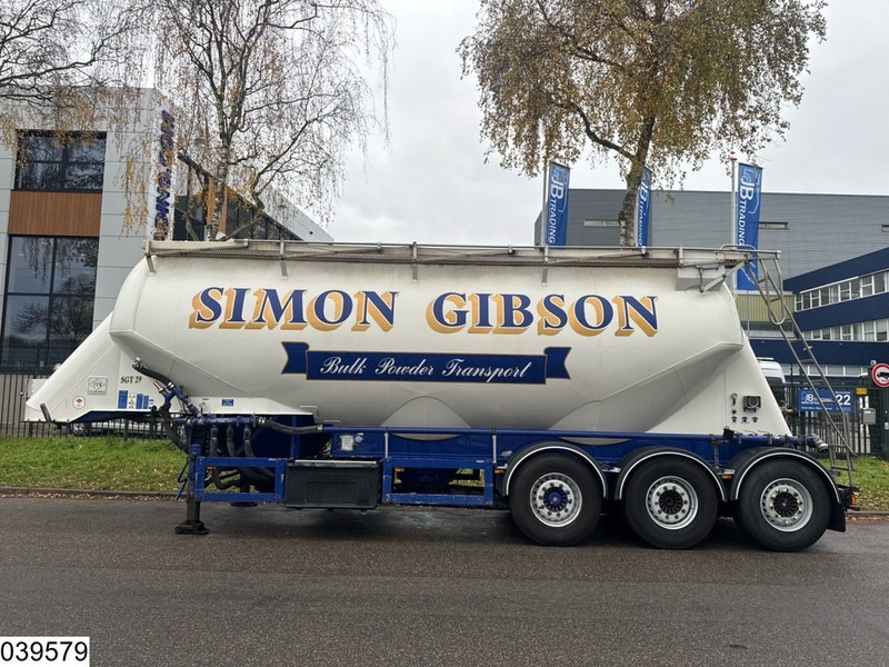 Feldbinder Silo 40.000 Liter, 3 Comp - Tankoplegger: afbeelding 2 Feldbinder Silo 40.000 Liter, 3 Comp - Tankoplegger: afbeelding 2