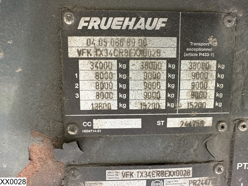 Fruehauf Tautliner - Schuifzeiloplegger: afbeelding 4 Fruehauf Tautliner - Schuifzeiloplegger: afbeelding 4