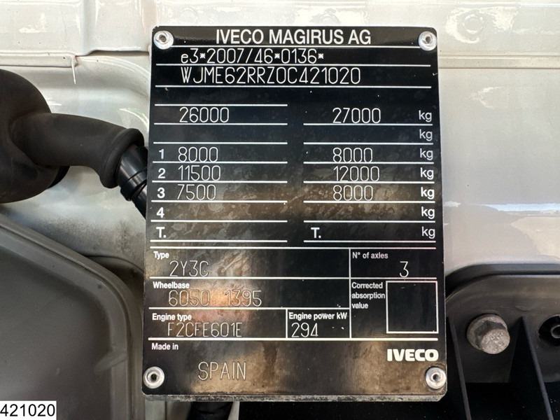 Leasing Iveco Stralis 400 CNG 6X2, EURO 6, Retarder, CNG Iveco Stralis 400 CNG 6X2, EURO 6, Retarder, CNG: afbeelding 7