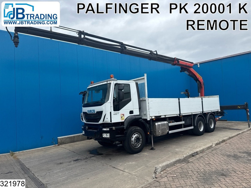 Iveco Trakker 410 6X4, EURO 6, Palfinger, Retarder, Steel suspension - Vrachtwagen met open laadbak, Kraanwagen: afbeelding 1 Iveco Trakker 410 6X4, EURO 6, Palfinger, Retarder, Steel suspension - Vrachtwagen met open laadbak, Kraanwagen: afbeelding 1