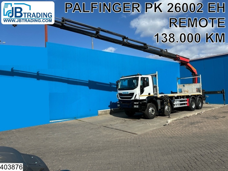 Iveco X-Way 360 8x4, EURO 6, Palfinger, Remote, Steel suspenion - Vrachtwagen met open laadbak, Kraanwagen: afbeelding 1 Iveco X-Way 360 8x4, EURO 6, Palfinger, Remote, Steel suspenion - Vrachtwagen met open laadbak, Kraanwagen: afbeelding 1