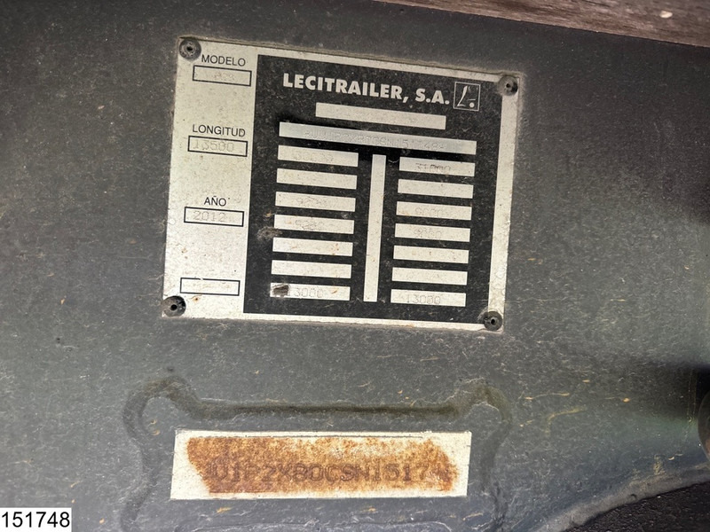 Vlakke/ Open oplegger Lecitrailer open laadbak Fassi, Remote: afbeelding 15