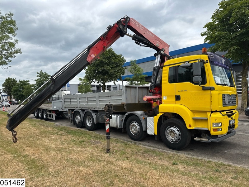 MAN TGA 35 400 8x2, Handgeschakeld, Fassi, Remote, Combi - Vrachtwagen met open laadbak, Kraanwagen: afbeelding 3 MAN TGA 35 400 8x2, Handgeschakeld, Fassi, Remote, Combi - Vrachtwagen met open laadbak, Kraanwagen: afbeelding 3