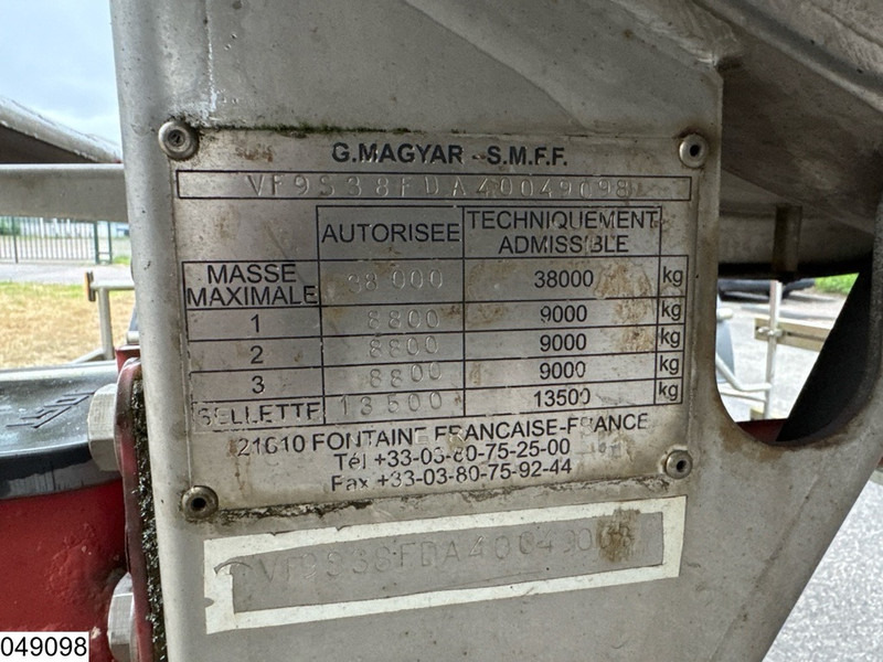 Magyar Chemie 22.500 Liter, 1 Comp - Tankoplegger: afbeelding 4 Magyar Chemie 22.500 Liter, 1 Comp - Tankoplegger: afbeelding 4