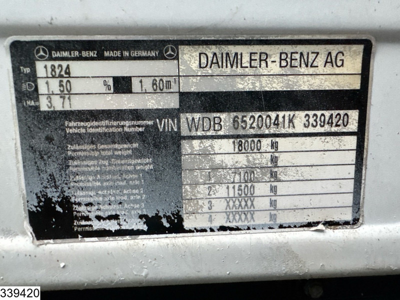Tankwagen Mercedes-Benz 1824 13018 litres, LPG GPL, Gas tank, Leaf suspension: afbeelding 7