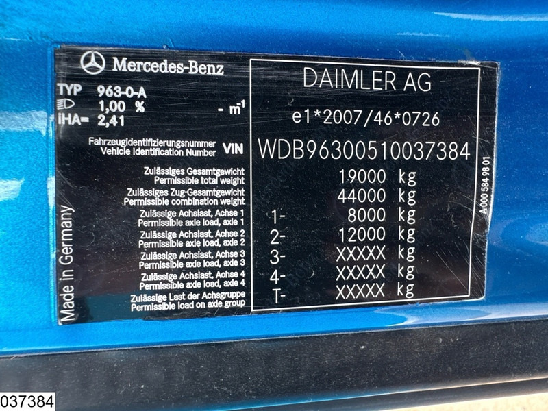 Chassis vrachtwagen Mercedes-Benz Actros 2443 EURO 6, Hydraulic: afbeelding 7 Chassis vrachtwagen Mercedes-Benz Actros 2443 EURO 6, Hydraulic: afbeelding 7