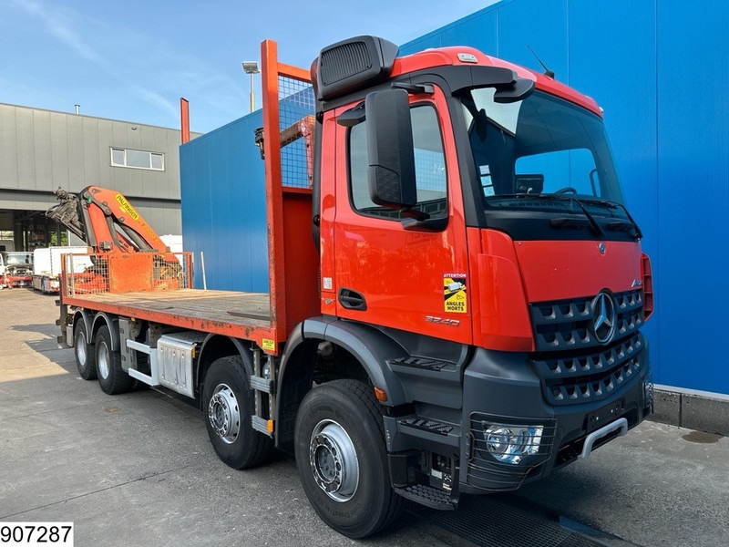 Mercedes-Benz Arocs 3240 8X4, EURO 6, Steel suspension, Palfinger - Vrachtwagen met open laadbak, Kraanwagen: afbeelding 3 Mercedes-Benz Arocs 3240 8X4, EURO 6, Steel suspension, Palfinger - Vrachtwagen met open laadbak, Kraanwagen: afbeelding 3