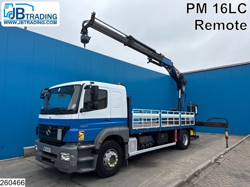 Mercedes-Benz Axor 1829 Manual, PM, Remote control - Vrachtwagen met open laadbak, Kraanwagen: afbeelding 1 Mercedes-Benz Axor 1829 Manual, PM, Remote control - Vrachtwagen met open laadbak, Kraanwagen: afbeelding 1