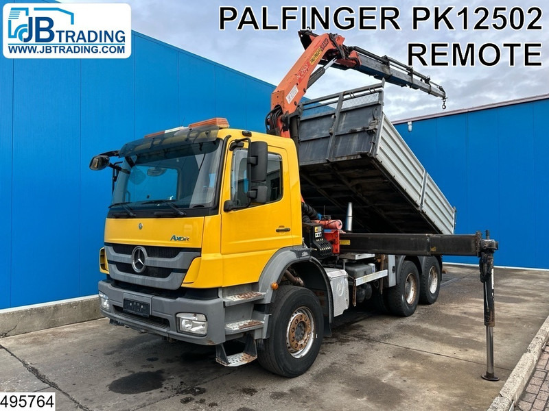 Mercedes-Benz Axor 2629 EURO 5, Palfinger, Remote, Steel - Kipper vrachtwagen, Kraanwagen: afbeelding 1 Mercedes-Benz Axor 2629 EURO 5, Palfinger, Remote, Steel - Kipper vrachtwagen, Kraanwagen: afbeelding 1