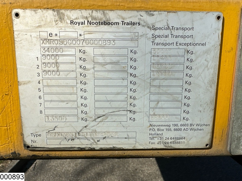 Nooteboom semie OSD 03051, 50.000KG - Dieplader oplegger: afbeelding 5 Nooteboom semie OSD 03051, 50.000KG - Dieplader oplegger: afbeelding 5