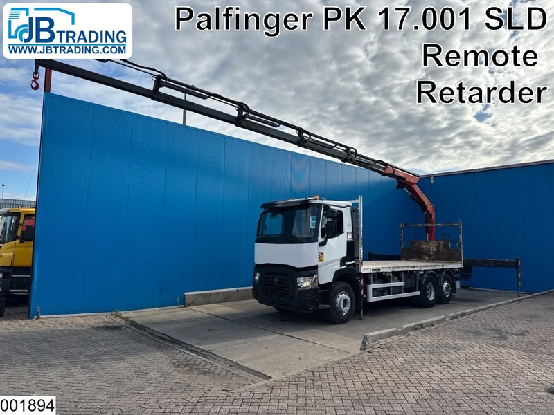 Renault C 430 6x2, EURO 6, Retarder, Palfinger, Remote, Steering - Vrachtwagen met open laadbak, Kraanwagen: afbeelding 1 Renault C 430 6x2, EURO 6, Retarder, Palfinger, Remote, Steering - Vrachtwagen met open laadbak, Kraanwagen: afbeelding 1