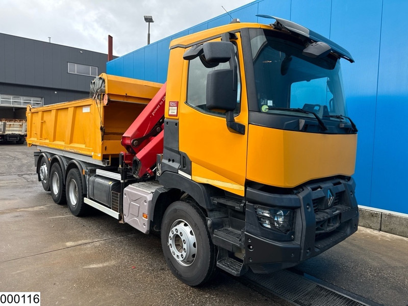 Renault C 430 8x4, EURO 6, HMF, Garnier - Kipper vrachtwagen, Kraanwagen: afbeelding 3 Renault C 430 8x4, EURO 6, HMF, Garnier - Kipper vrachtwagen, Kraanwagen: afbeelding 3