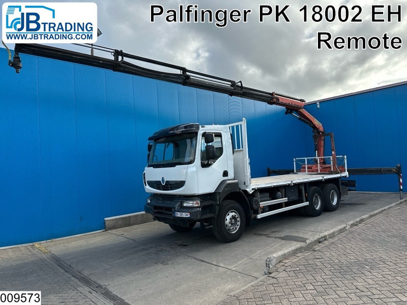 Renault Kerax 380 Dxi 6X4, EURO 6, Retarder, Palfinger, Remote - Vrachtwagen met open laadbak, Kraanwagen: afbeelding 1 Renault Kerax 380 Dxi 6X4, EURO 6, Retarder, Palfinger, Remote - Vrachtwagen met open laadbak, Kraanwagen: afbeelding 1