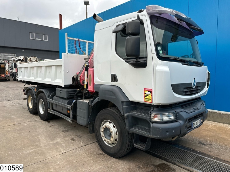 Renault Kerax 430 Dxi 6x4, Leaf spring suspension, Fassi F110XS.22 - Kipper vrachtwagen, Kraanwagen: afbeelding 3 Renault Kerax 430 Dxi 6x4, Leaf spring suspension, Fassi F110XS.22 - Kipper vrachtwagen, Kraanwagen: afbeelding 3