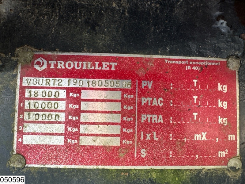 Trouillet Autonoom - Open/ Plateau aanhangwagen: afbeelding 4 Trouillet Autonoom - Open/ Plateau aanhangwagen: afbeelding 4