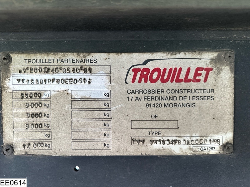 Trouillet Koel vries Carrier Vector 1950 , 2 Cooling units, Dhollandia - Koelwagen oplegger: afbeelding 4 Trouillet Koel vries Carrier Vector 1950 , 2 Cooling units, Dhollandia - Koelwagen oplegger: afbeelding 4