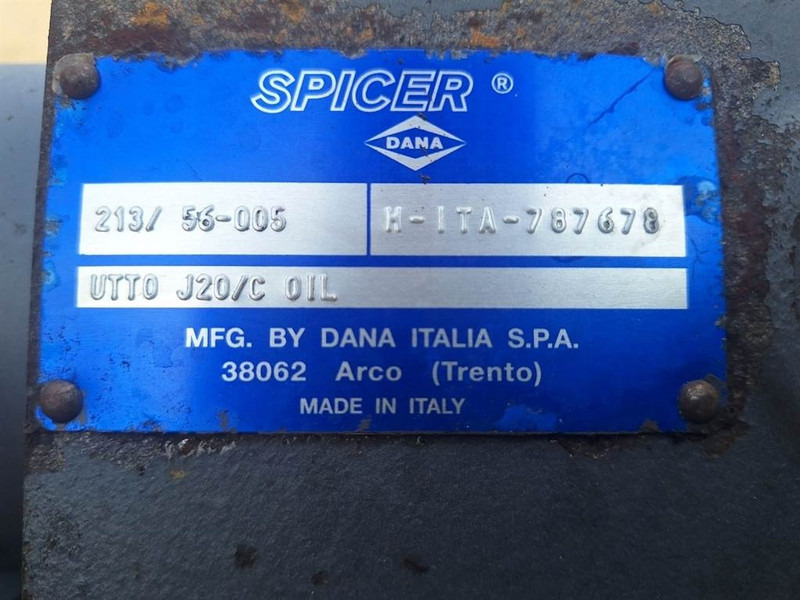 As en onderdelen voor Bouwmachine Ahlmann AZ150-Dana Spicer 213/56-005-Axle/Achse/As: afbeelding 6