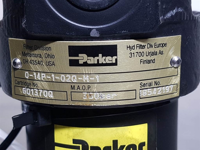 Parker 0-14P-1-02Q-M-1 - Pressure filters/Persfilters - Hydraulica: afbeelding 4 Parker 0-14P-1-02Q-M-1 - Pressure filters/Persfilters - Hydraulica: afbeelding 4