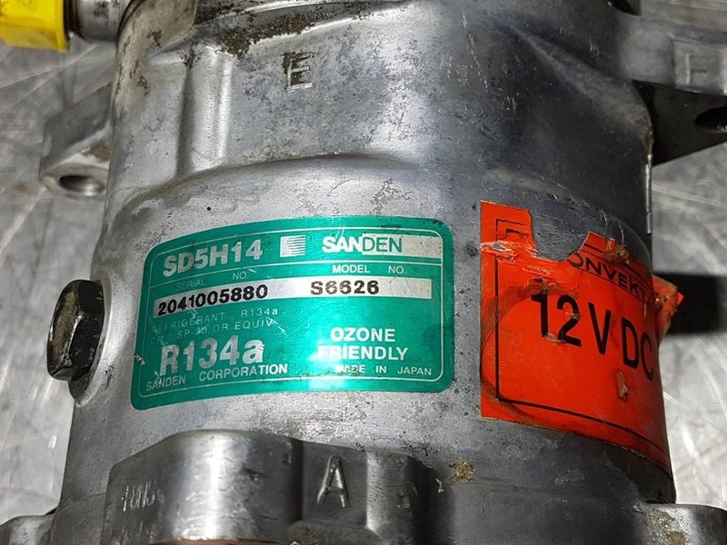 SANDEN SD5H14-S6626-Compressor/Kompressor/Aircopom - Airco compressor voor Bouwmachine: afbeelding 4 SANDEN SD5H14-S6626-Compressor/Kompressor/Aircopom - Airco compressor voor Bouwmachine: afbeelding 4