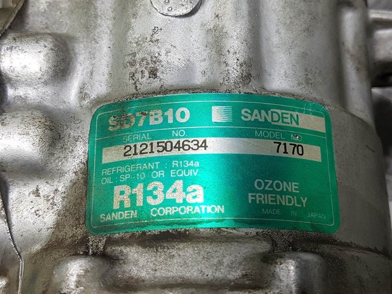 SANDEN SD7B10-7170-Compressor/Kompressor/Aircopomp - Airco compressor voor Bouwmachine: afbeelding 4 SANDEN SD7B10-7170-Compressor/Kompressor/Aircopomp - Airco compressor voor Bouwmachine: afbeelding 4