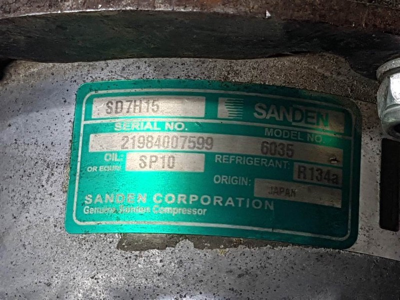 SANDEN SD7H15-6035-Compressor/Kompressor/Aircopomp - Airco compressor voor Bouwmachine: afbeelding 4 SANDEN SD7H15-6035-Compressor/Kompressor/Aircopomp - Airco compressor voor Bouwmachine: afbeelding 4