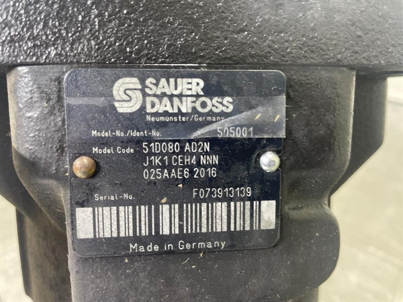 Sauer Danfoss 51D080AD2N-Drive motor/Fahrmotor/Rijmotor - Hydraulica voor Bouwmachine: afbeelding 4 Sauer Danfoss 51D080AD2N-Drive motor/Fahrmotor/Rijmotor - Hydraulica voor Bouwmachine: afbeelding 4